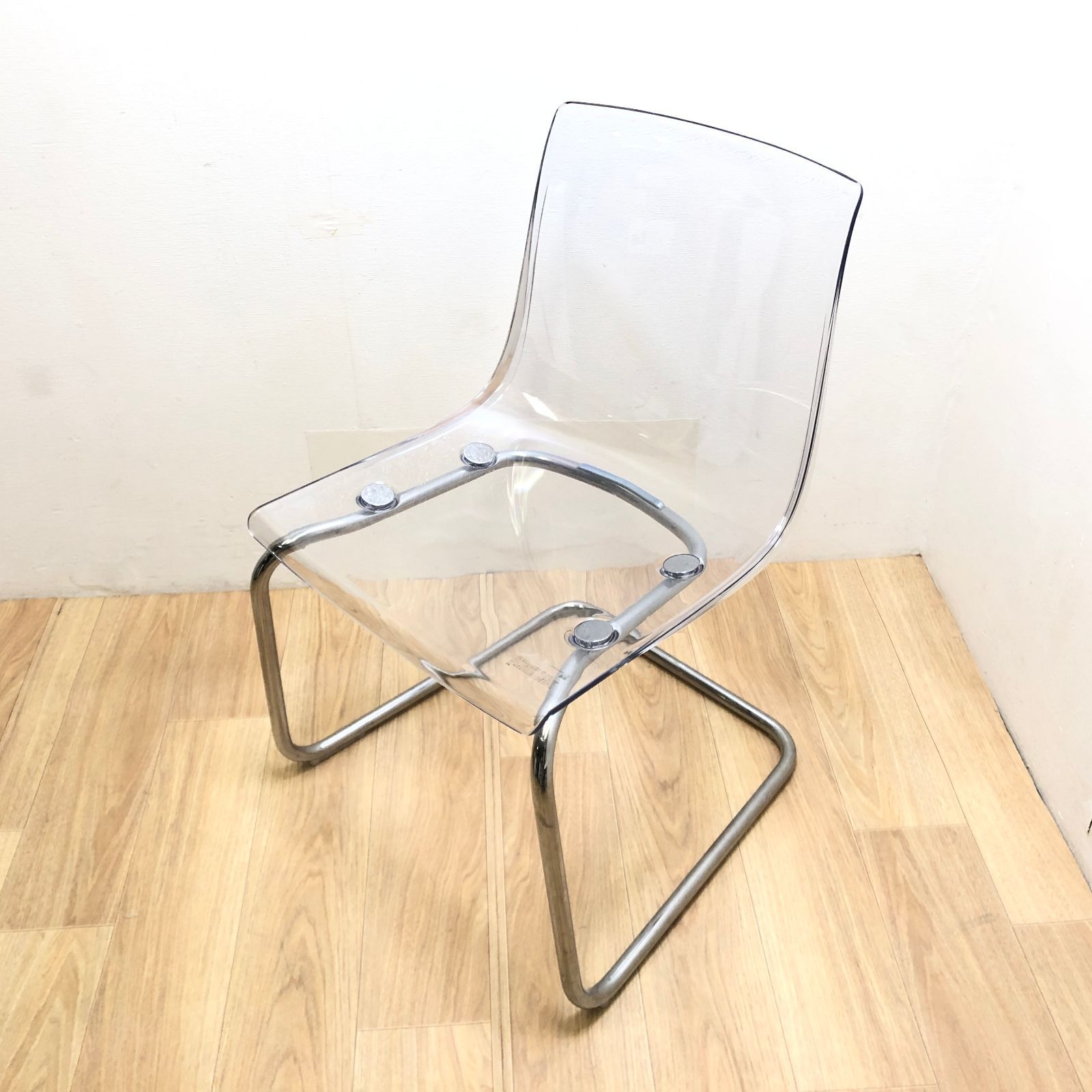 好評 IKEA トービアス クリアチェア 透明椅子 送料込み TOBIAS 椅子 
