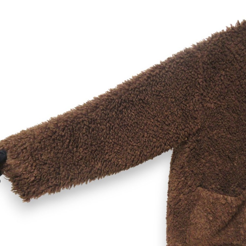 美品 22AW yori ヨリ プードルボアジャケット ノーカラージャケット