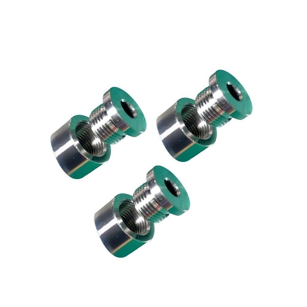 新品 R加工済み O2センサーアダプター M18×P1.5 空燃比計 A/F計 ステンレス溶接用ボス (R加工ボス＆キャップセット、個数 3)