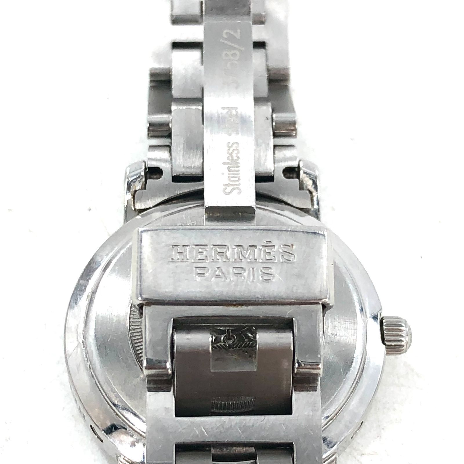 ◆エルメス◆クリッパー◆レディース◆約１２ｍｍ幅◆CL4.210◆ エルメス クリッパー CL4.210 ブルー レディース 時計 【中古