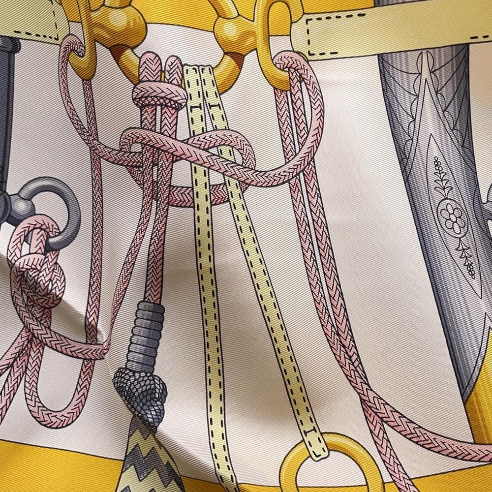 エルメス スカーフ カレ90 クリケティス Cliquetis シルク HERMES 2022  