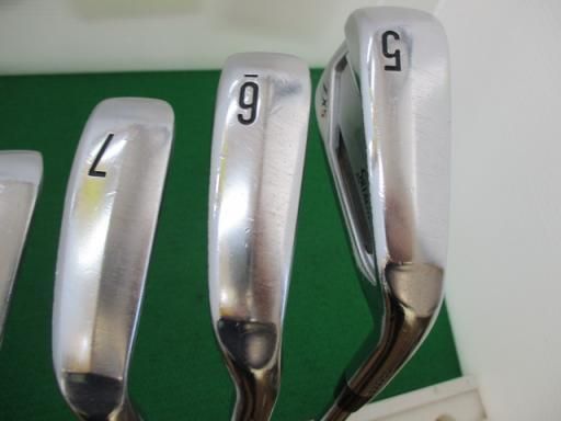 Bプロ　5点セット 中古】 ダンロップ SRIXON ZX5 6S アイアンセット IR NS PRO