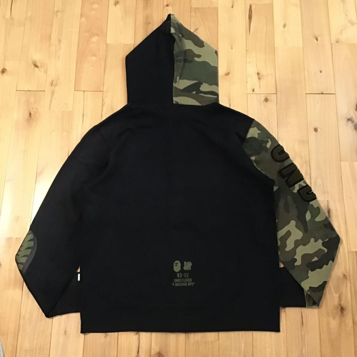 ☆XL☆ Undefeated × BAPE シャーク パーカー shark full zip hoodie a  