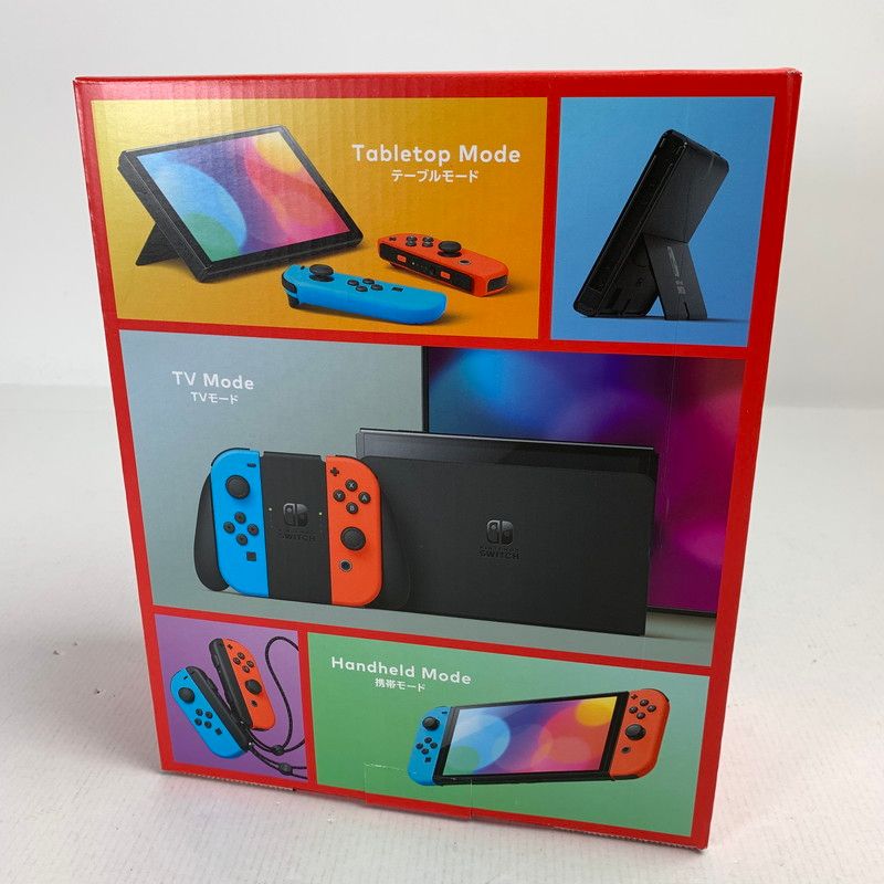 Nintendo Switch 本体 ネオン 本体 未使用品 中古美品】 未使用品 Nintendo Switch(有機ELモデル) Joy-Con(L