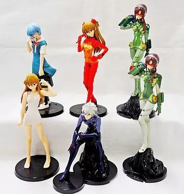 ヱヴァンゲリヲン新劇場版 フィギュア 6個セット 中古】食玩