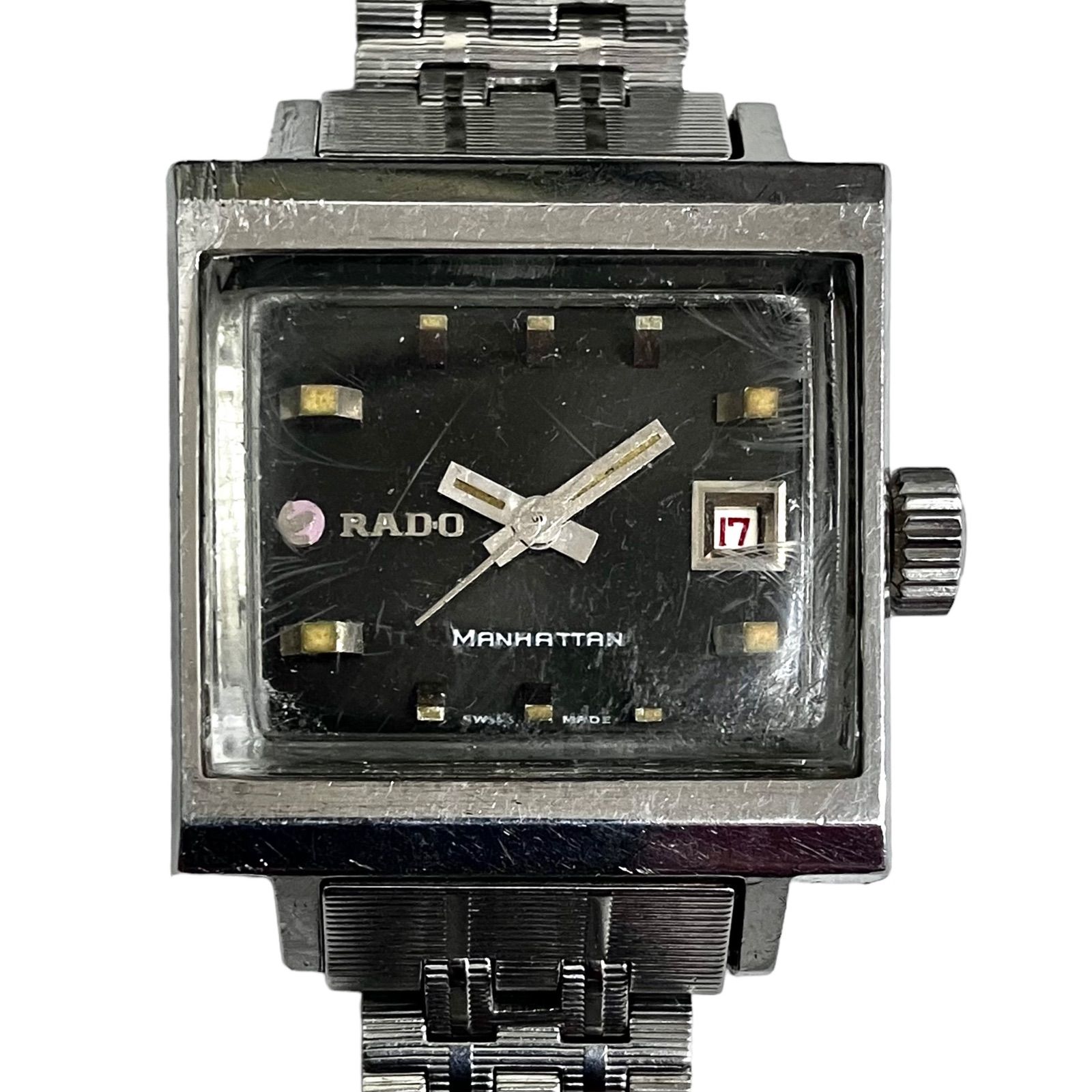 超希少☆稼働品⭐️RADO ラドー】 MANHATTAN マンハッタン スクエア