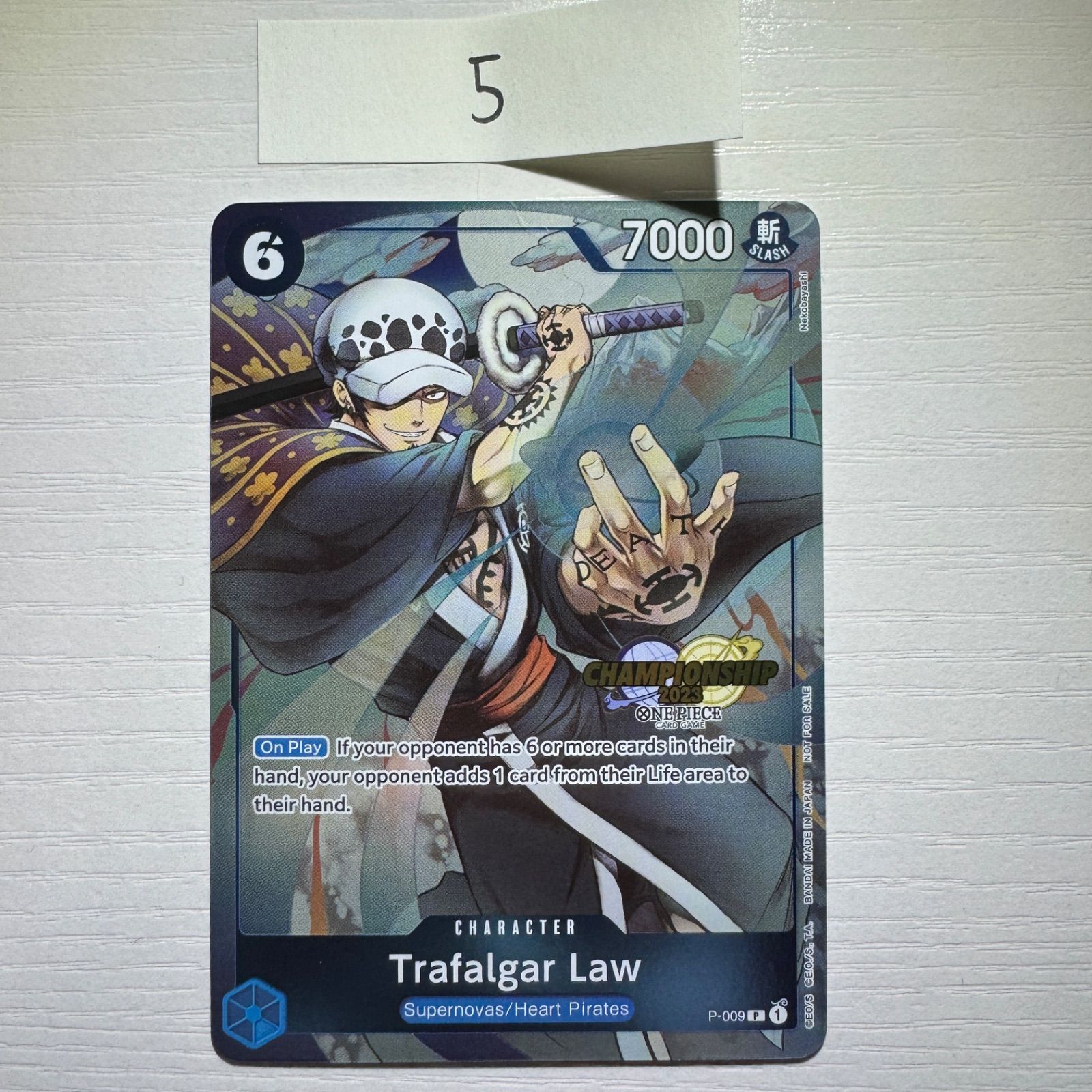 【海外版】正規品 ワンピースカード ロー ファイナリスト プロモ 海外版】正規品 ワンピースカード ロー ファイナリスト プロモ