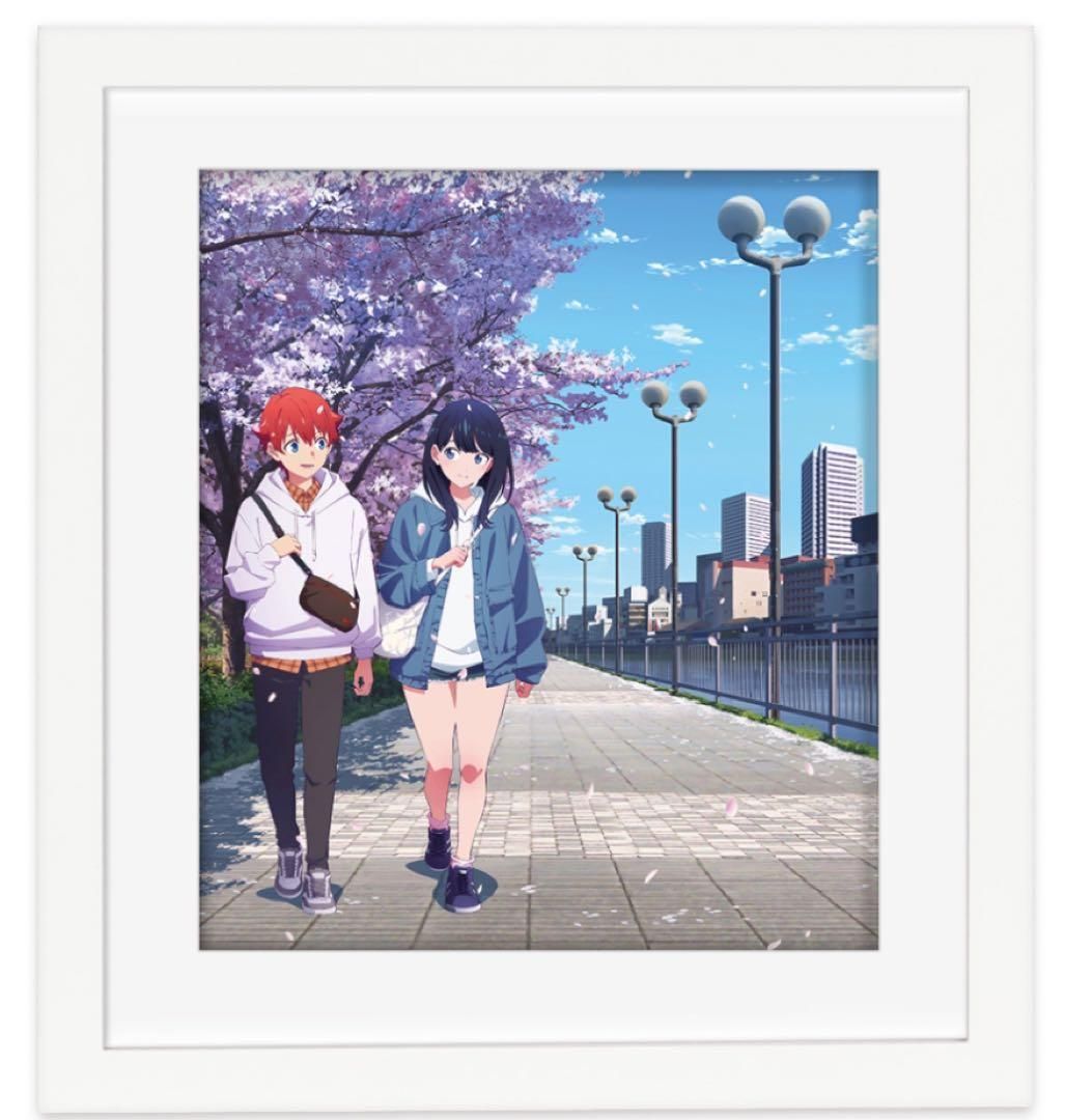 描き下ろし額装高精細アート（響裕太＆宝多六花／桜デート