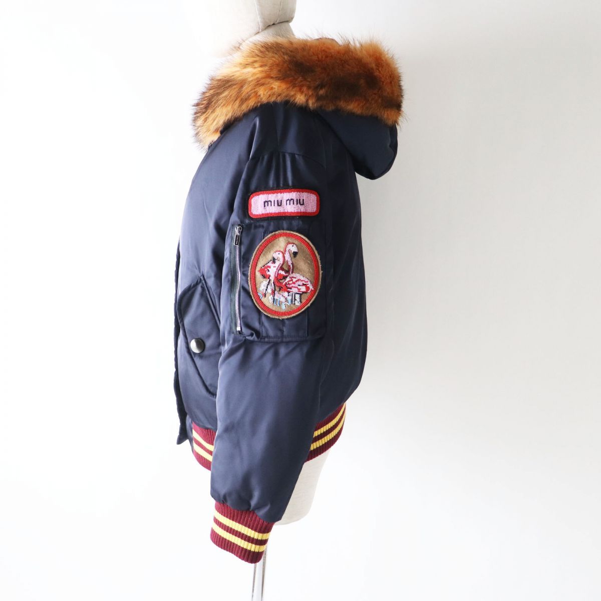 美品◎正規品 イタリア製 MIUMIU ミュウミュウ M6435 レディース 