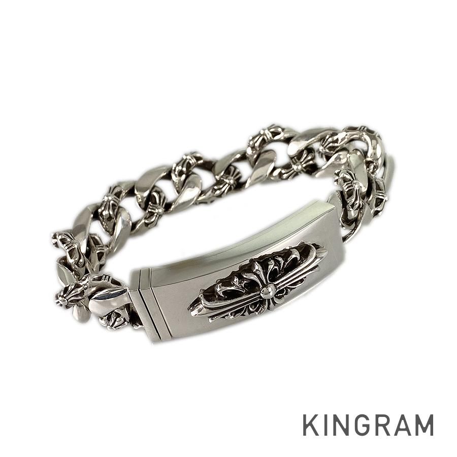 クロムハーツ CHROME HEARTS ブレスレット Sv925 フローラルクロス ID