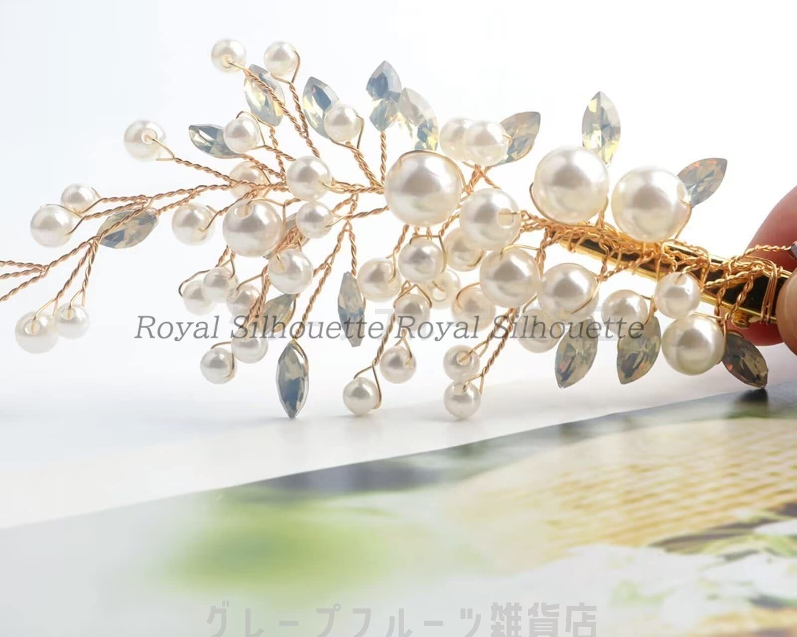 ヘアピン ゴールド 金 シルバー 銀 2個セット ヘアアクセサリー