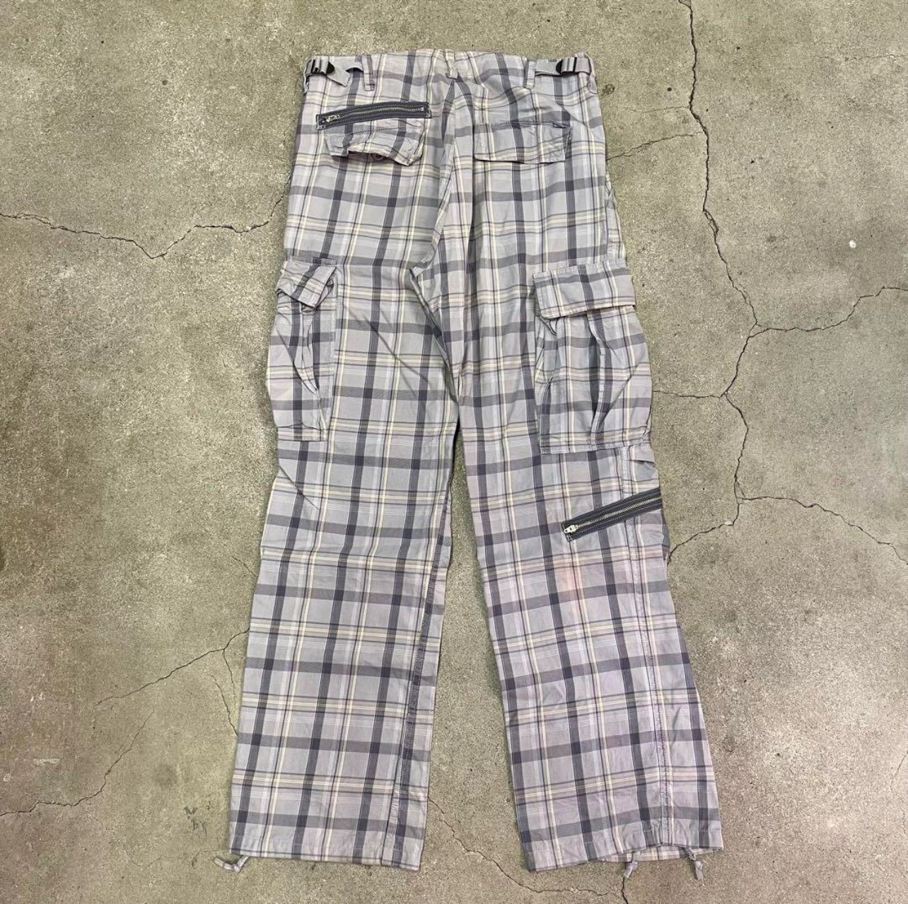 Stussy ステューシー チェック カーゴパンツ 32