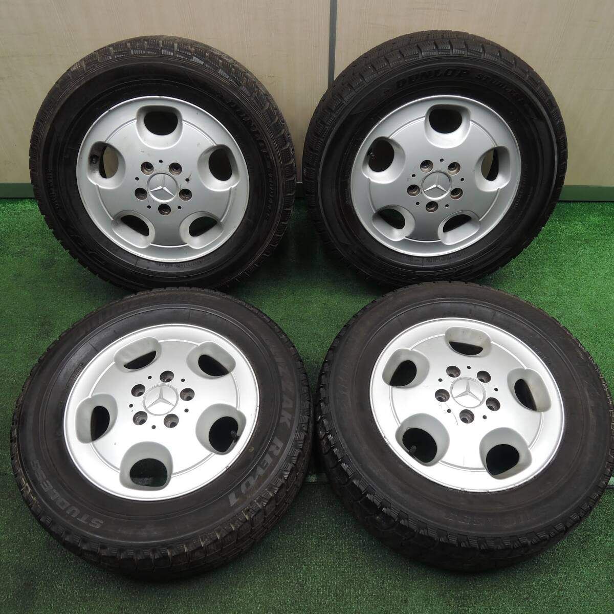 車 215/65r15・ベンツVクラス（W638）純正アルミホイール・スタッドレス