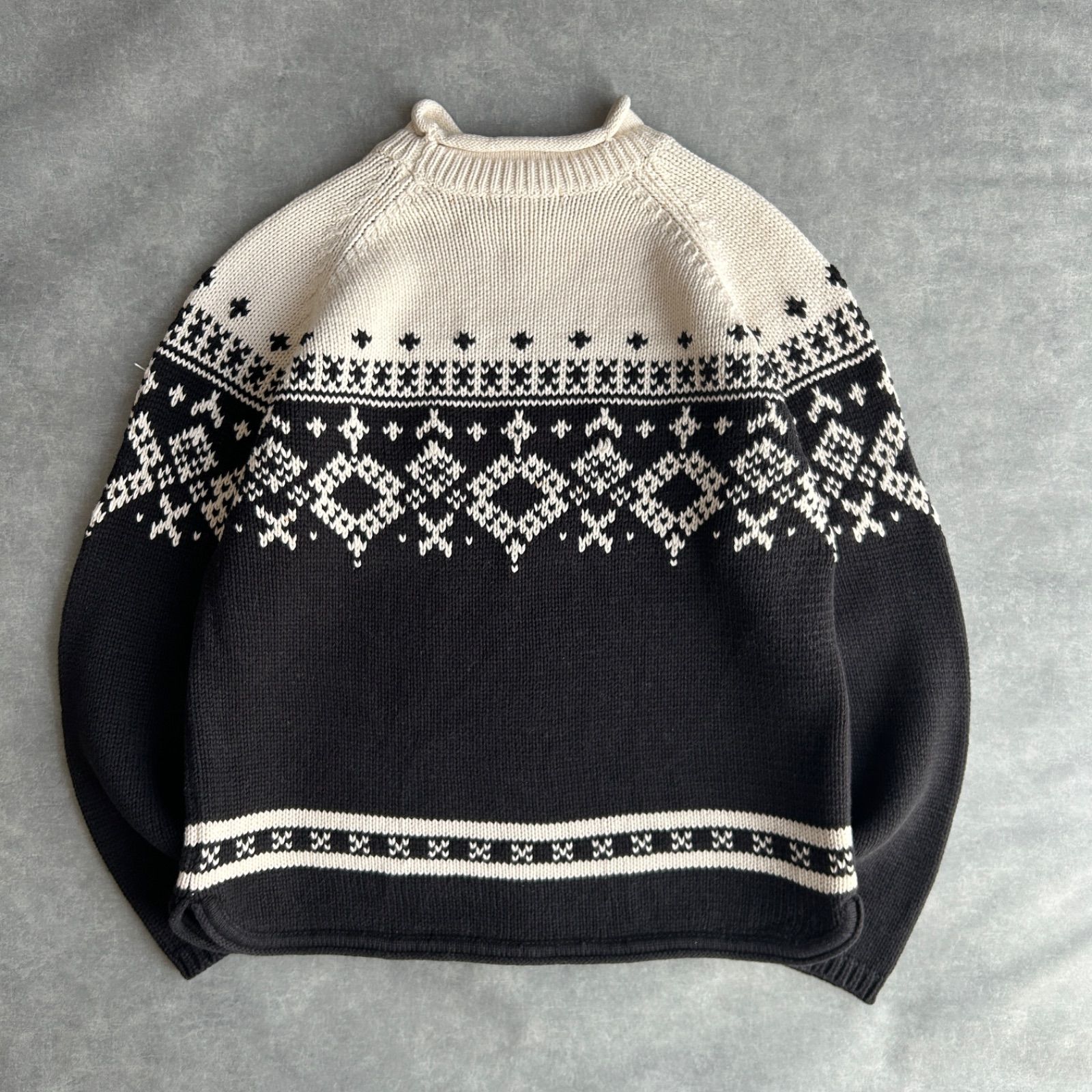 90s/Eddie Bauer/エディーバウアー/コットンニット/プルオーバー 