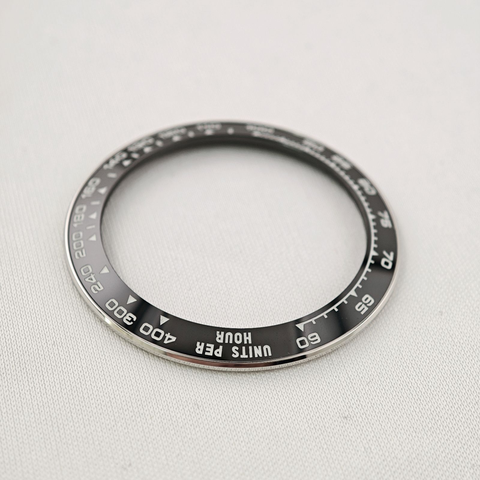 枠あり 腕時計 修理交換用 社外部品 セラミック ベゼル ブラック 対応 ロレックス デイトナ 16520|116520|116500|126500系 ROLEX 互換