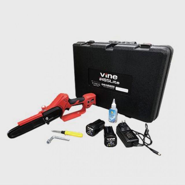 和光商事 Vine iHS5Lite シングルハンドチェンソー 小型 電動 軽量 ハイパワー コードレス 果樹 農園 造園 農家
