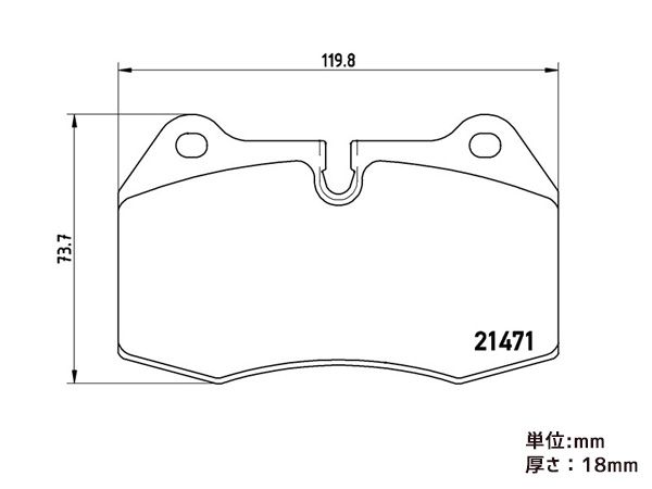 ブレンボ ブレーキパッド スカイラインGT-R BNR32 V SPEC フロント