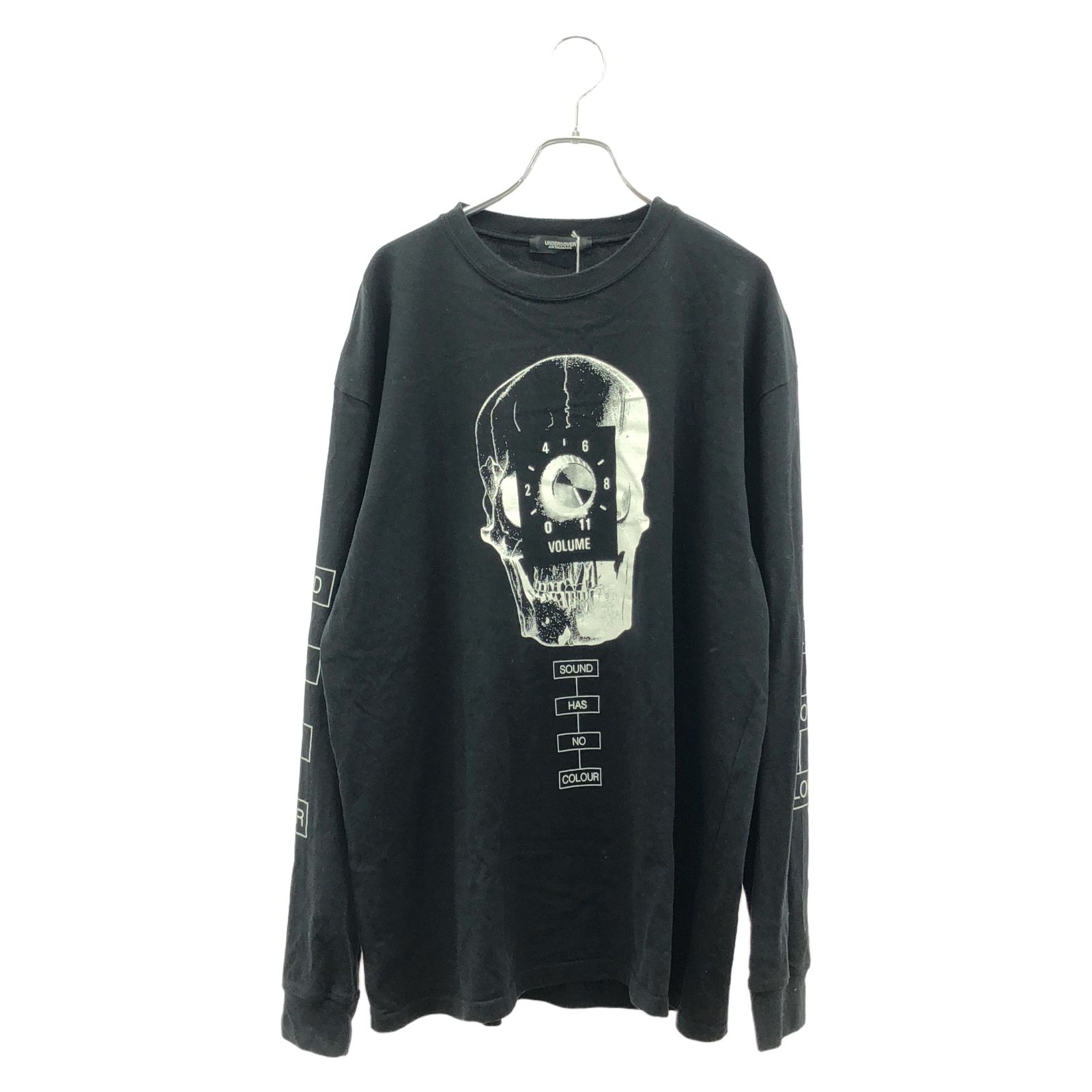 アンダーカバー UNDERCOVER 長袖Tシャツ カットソー ブラック コットン 