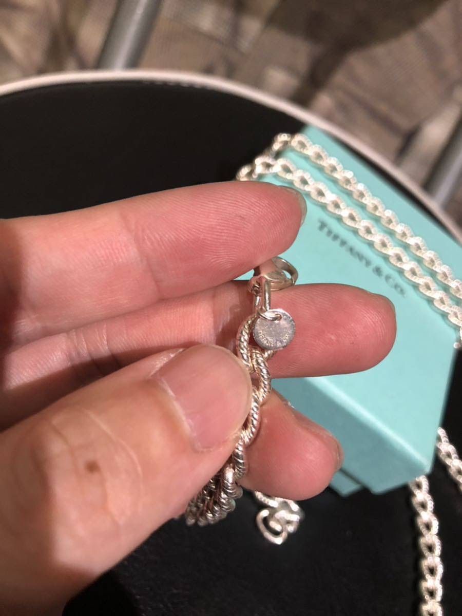 ヴィンテージ ☆ TIFFANY & Co. ☆ ティファニー ロープチェーン 