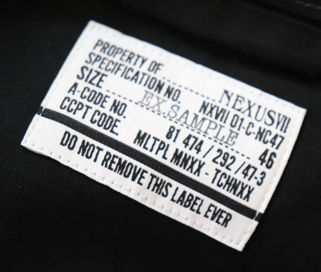 NEXUSVII.ネクサスセブン×HIGASYOUTEN新品ブルゾン46刺繍黒 | www