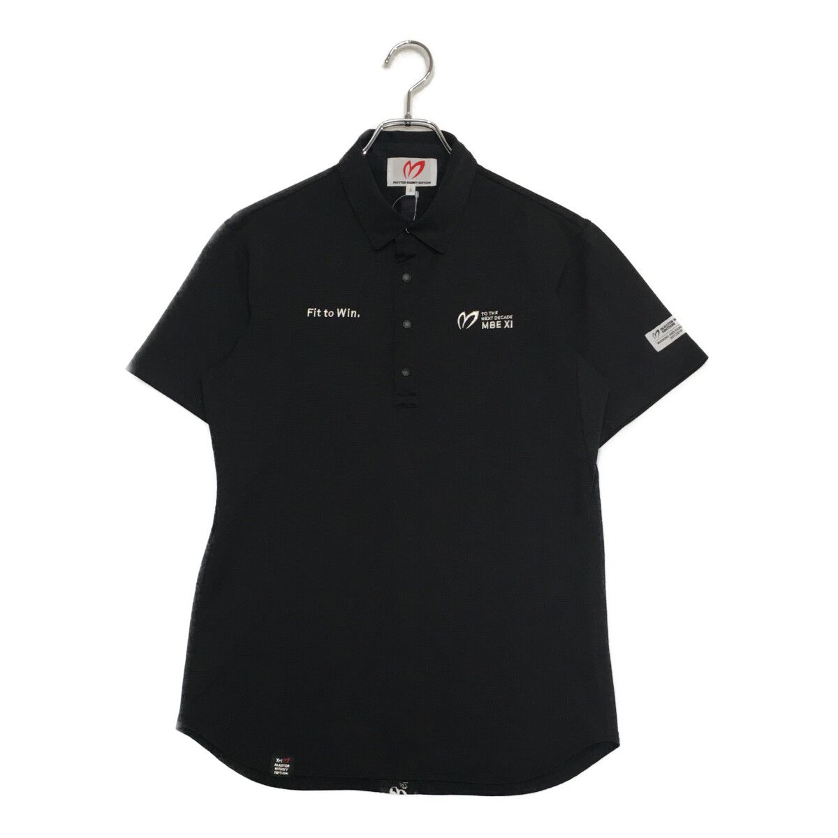 メンズ マスターバニーエディション MASTER BUNNY EDITION 半袖ポロシャツ 3 S ブラック 黒