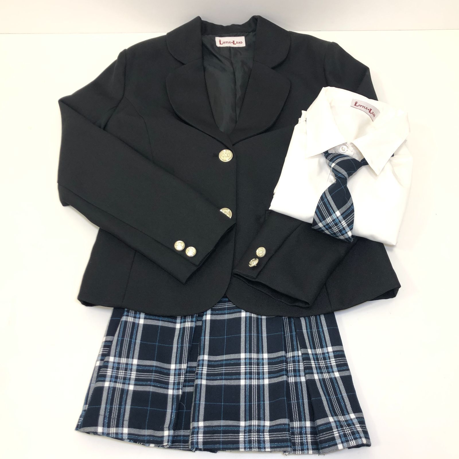 07m0552 LITTLELEAD 女の子フォーマル服4点セット オケージョン 160cm