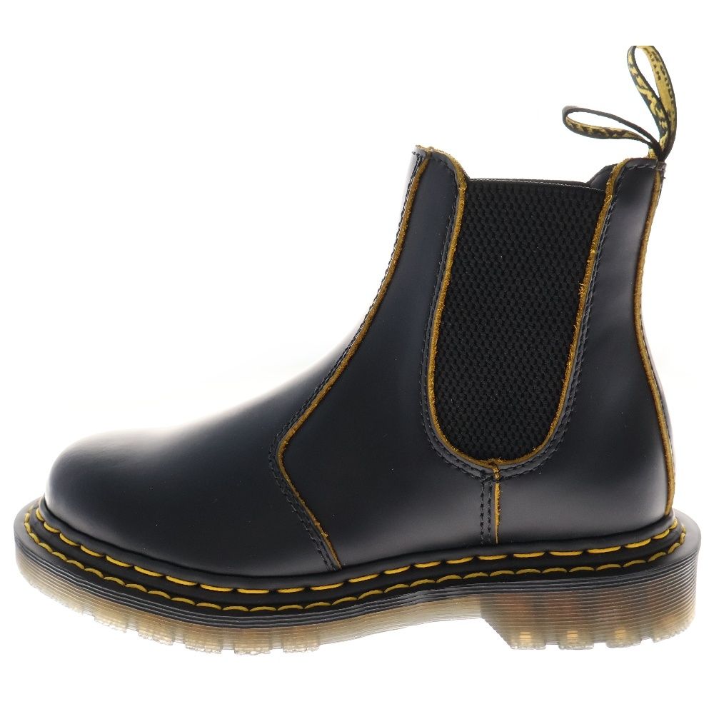 Dr.Martens ドクターマーチン 2976 DOUBLE STITCH ダブルスステッチ チェルシー サイドゴア レザーブーツ レディース 27001032 ブラック