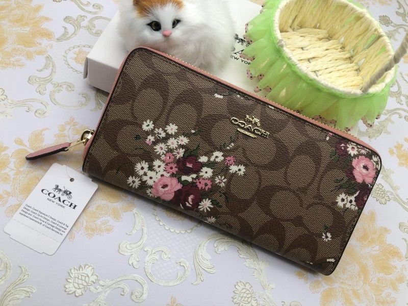 COACH】コーチ 長財布 F29931 (ブラウンマルチ) - 小物