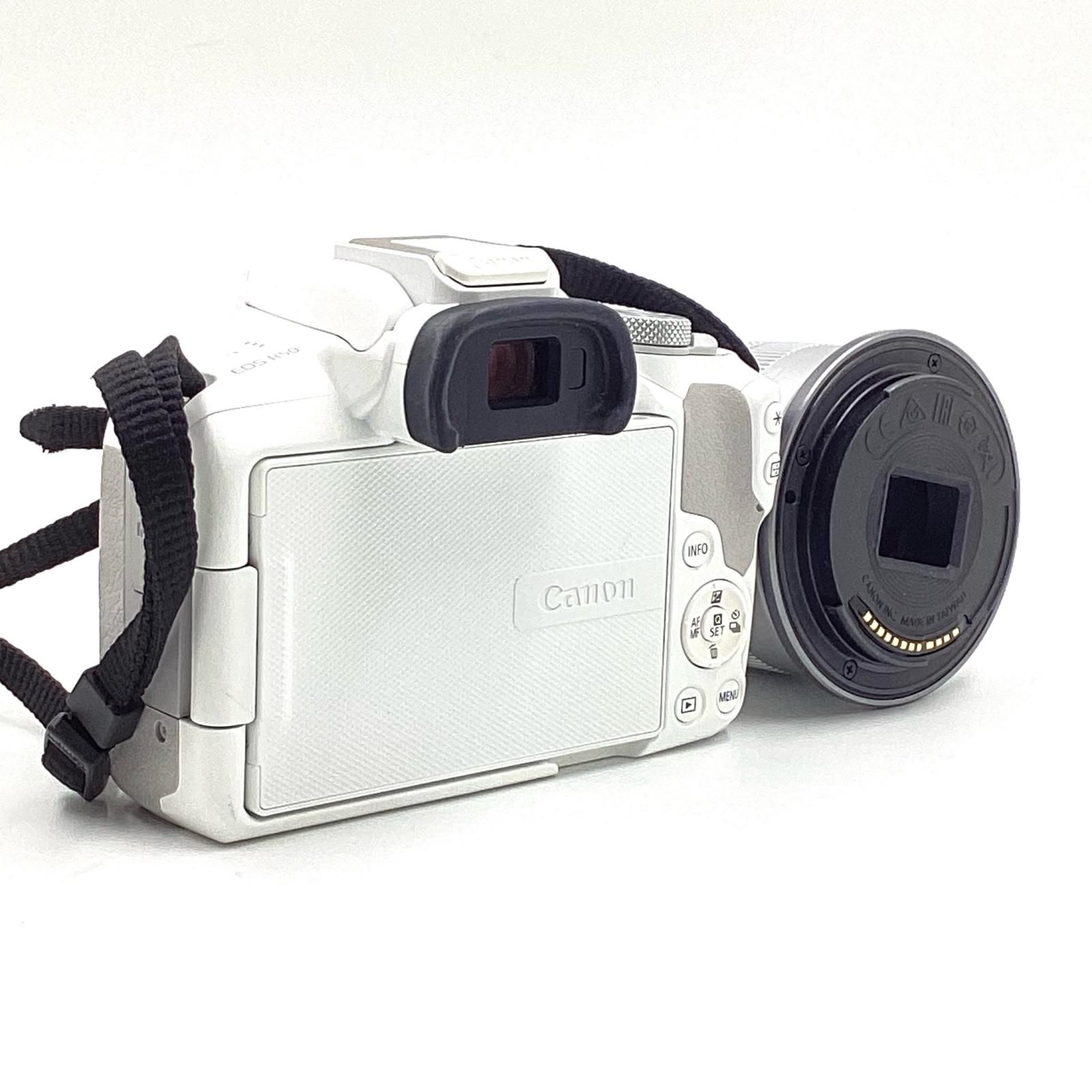 Canon キャノン EOS R50 レンズキット ホワイト ミラーレス一眼 動画