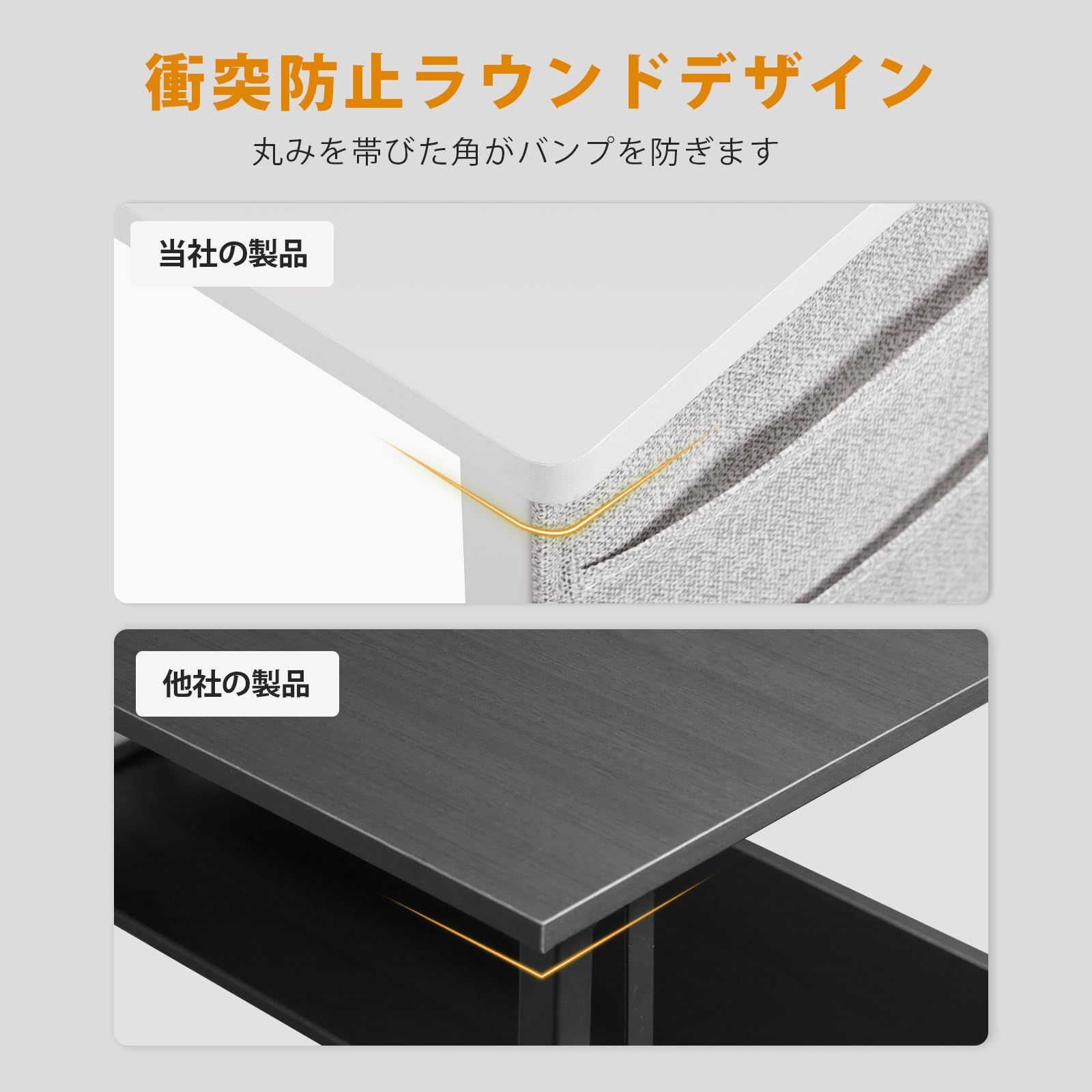 パソコンデスク pcデスク 幅120 奥行55cm デスク つくえ 収納袋付き勉強机 フック付き学習机 机 在宅ワークデスク オフィスデスク モニターアーム取付対応 YeTom 組立簡単 テレワーク 白い MARWIL-DEMENAGEMENTS_CH