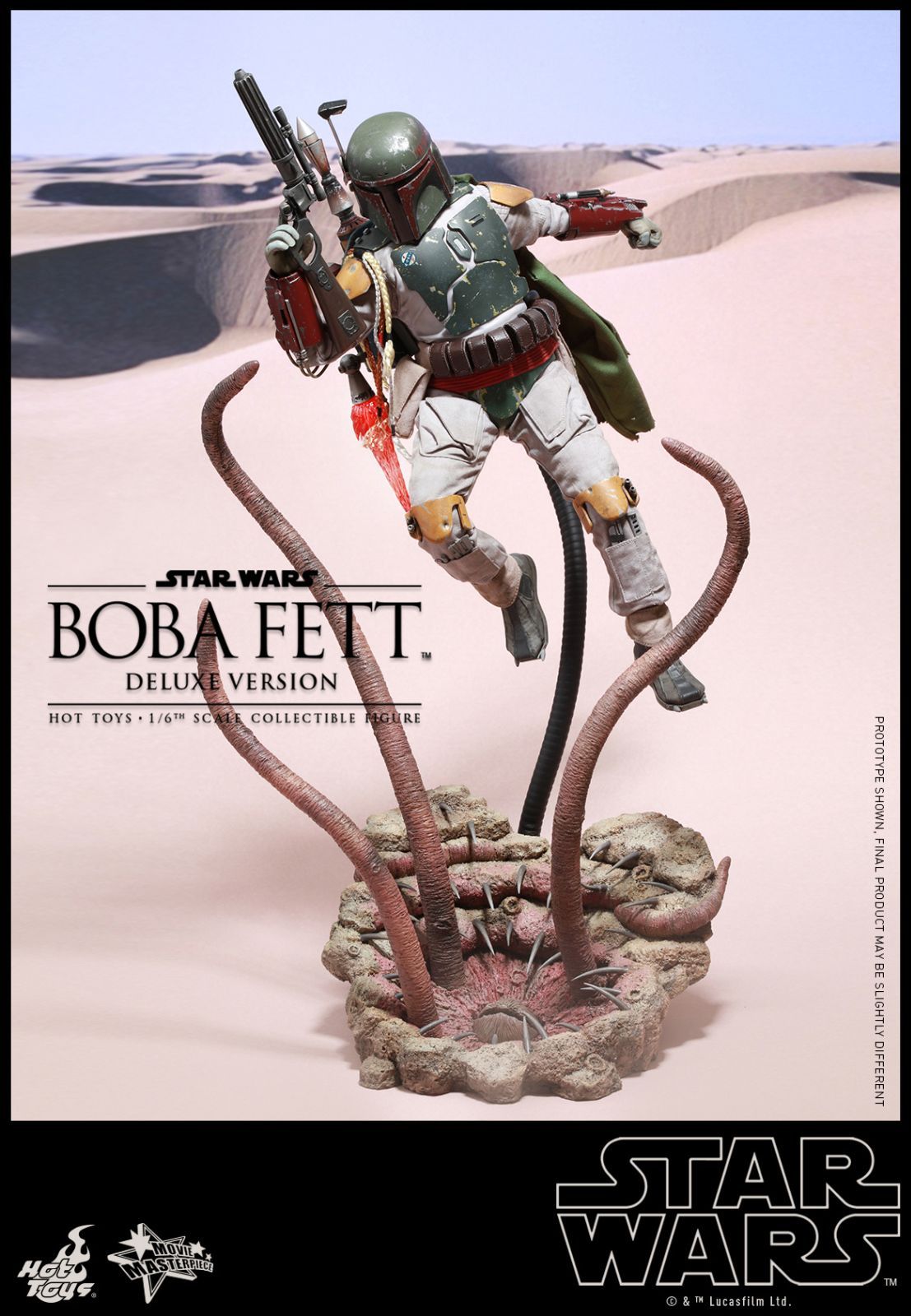 ホットトイズ スターウォーズ 1/6 ボバ・フェット ジェダイの帰還 ボーナス付 【公式通販】 【ムービー・マスターピース】『スター・ウォーズ エピソード６／ジェダイの帰還』１／６スケールフィギュア ボバ・フェット ［ボーナスア