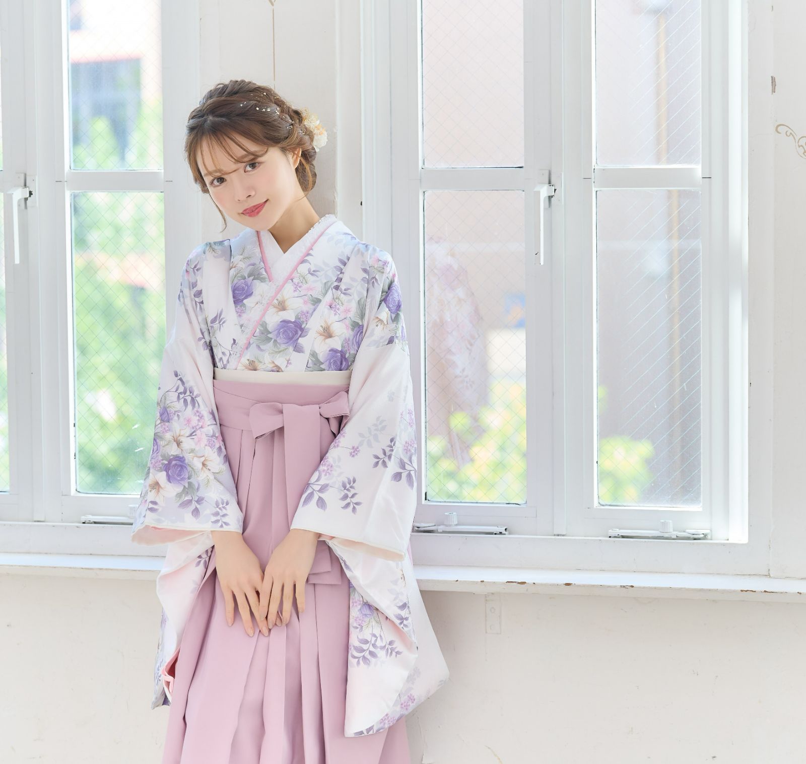 新品 袴3点セット 卒業式 小学生 から 大学生 SS S M L LL 卒業式 謝恩  