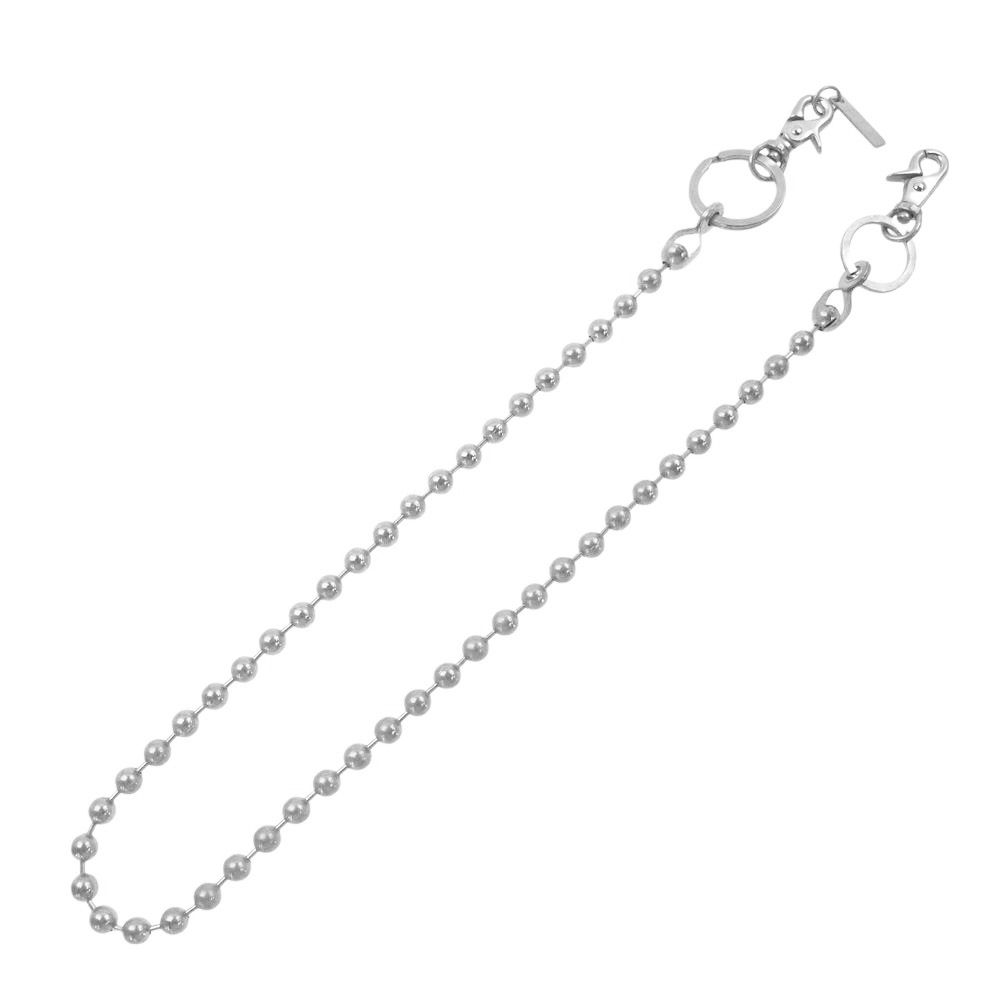 KAIKO ボールチェーン ウォレットチェーン ステンレス シルバー カイコー カイコー KAIKO ボール ウォレットチェーン シルバー系【中古