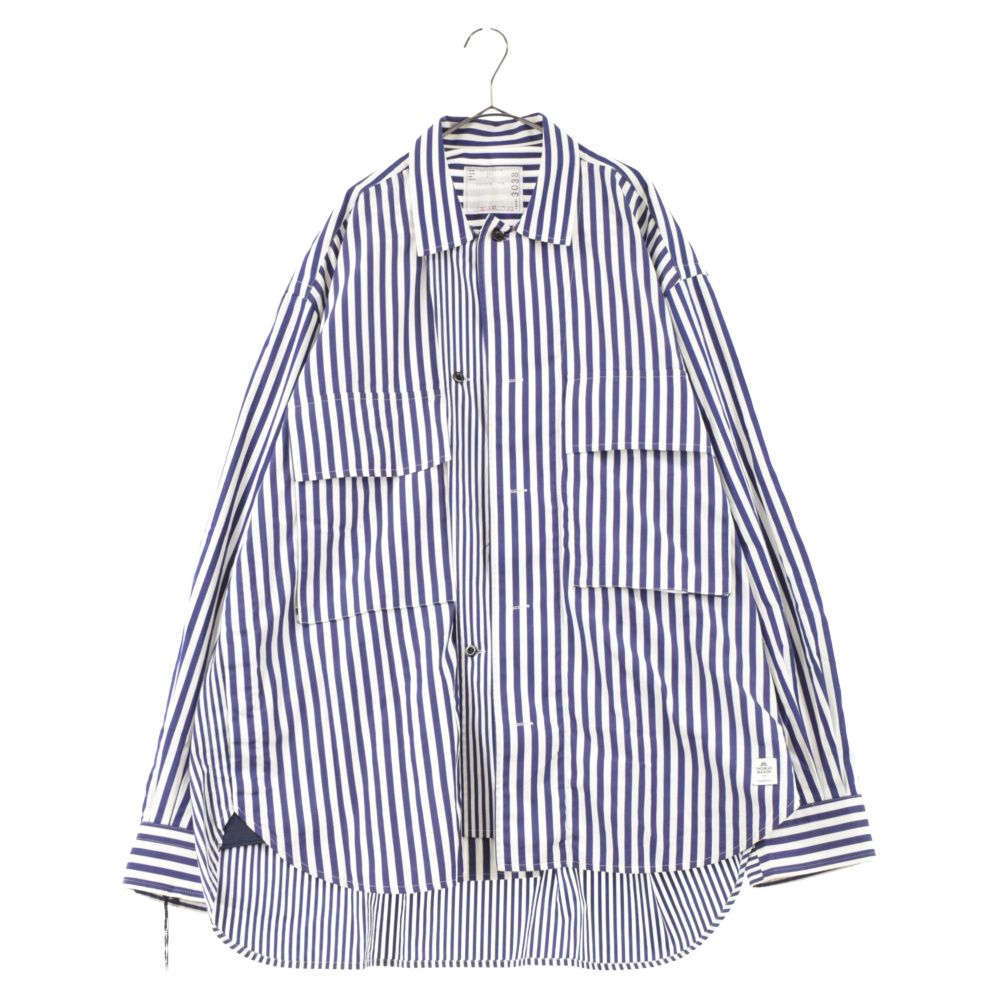 Sacai (サカイ) 23SS×Thomas Mason Cotton Poplin L/S Shirt 23