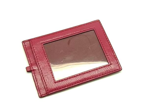 PRADA サフィアーノ　レザー　パスケース　ピンク 楽天市場】【未使用品】PRADA プラダ サフィアーノ ドキュメント