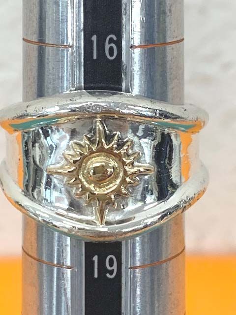 ARIZONA FREEDOM☆リング☆太陽神☆K18/SV☆＃18☆美品 - メルカリ