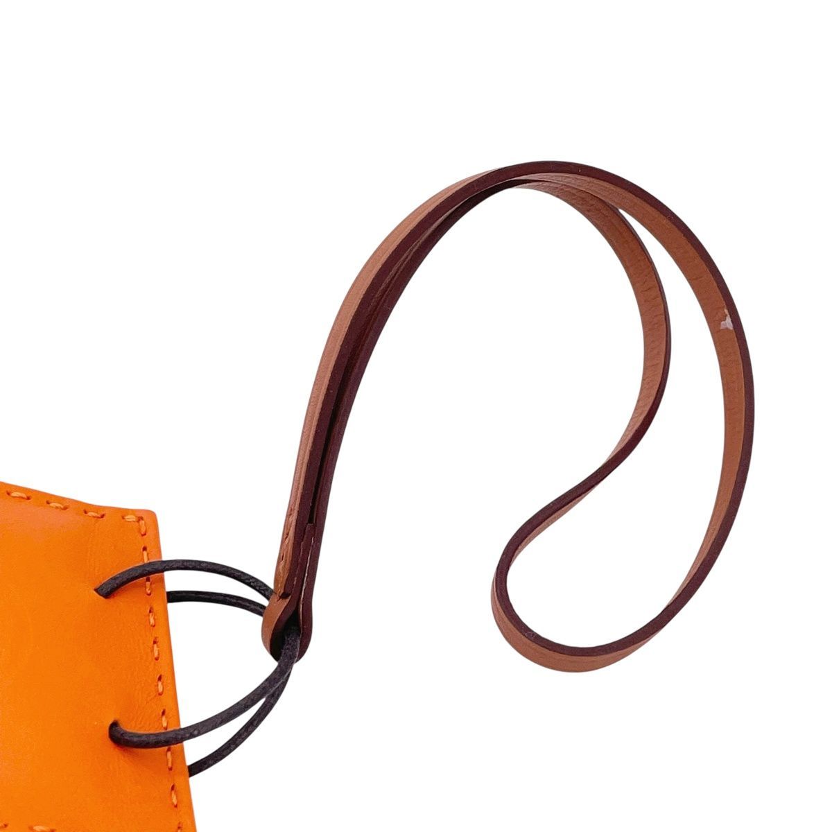エルメス サック オランジュ アニョーミロ チャーム 刻印D 中古】 HERMES エルメス バッグチャーム サックオランジュ