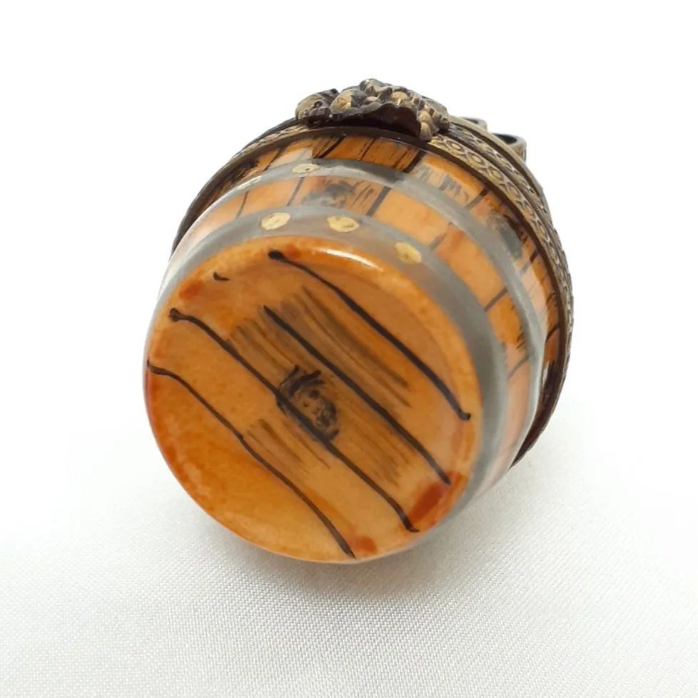 リモージュボックス ワイン樽 Wine Barrel 葡萄 ピルケース 小物入れ