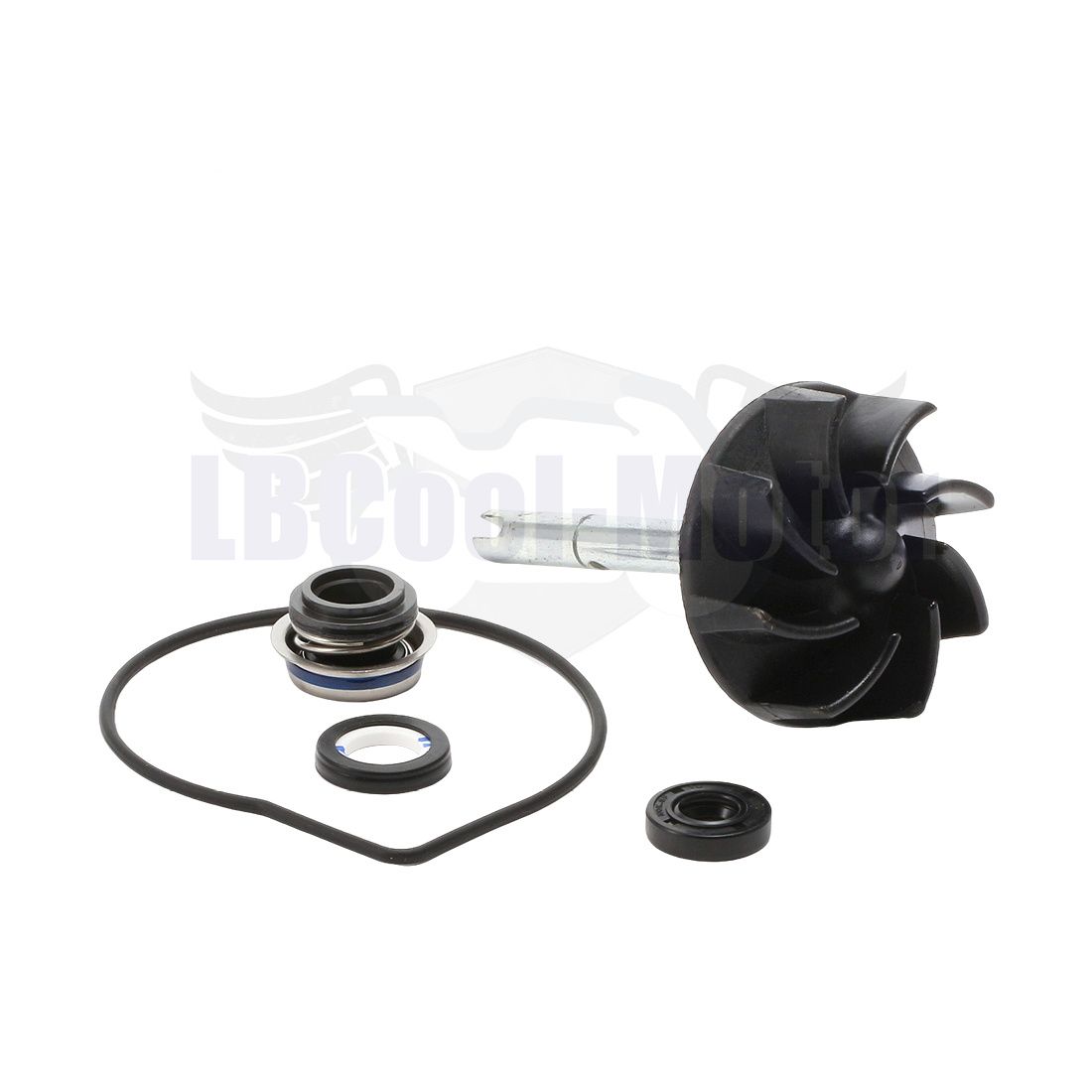 ウォーターポンプリペアシール シャフト インペラー キット カワサキ