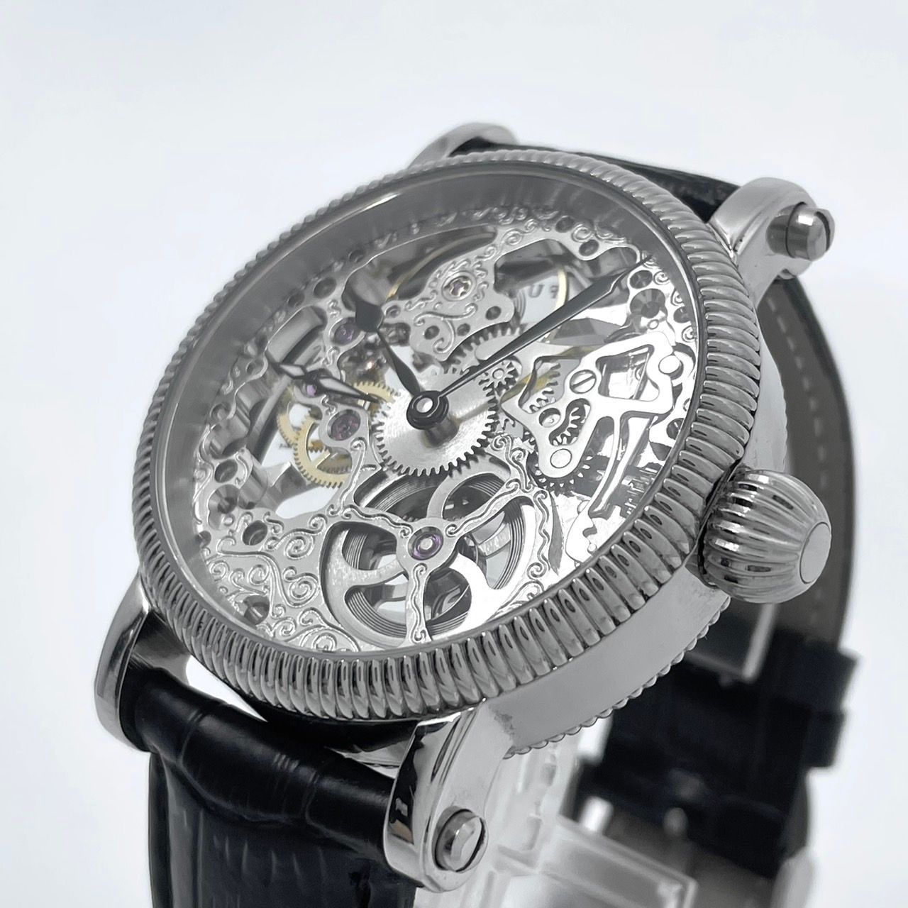 ARCA FUTURA【アルカフトゥーラ】手巻き 裏スケ 現状販売 メンズ腕時計