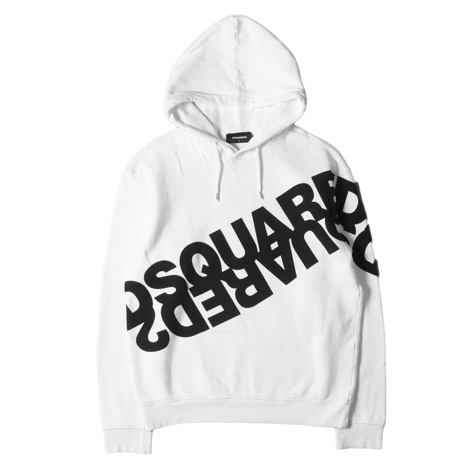 DSQUARED2 ディースクエアード パーカー サイズ:L ロゴ スウェット 