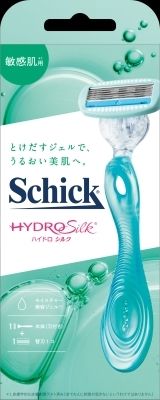 まとめ買い-6点セット ハイドロシルク 敏感肌用 ホルダー 刃付き＋替刃１コ Schick 女性用カミソリ