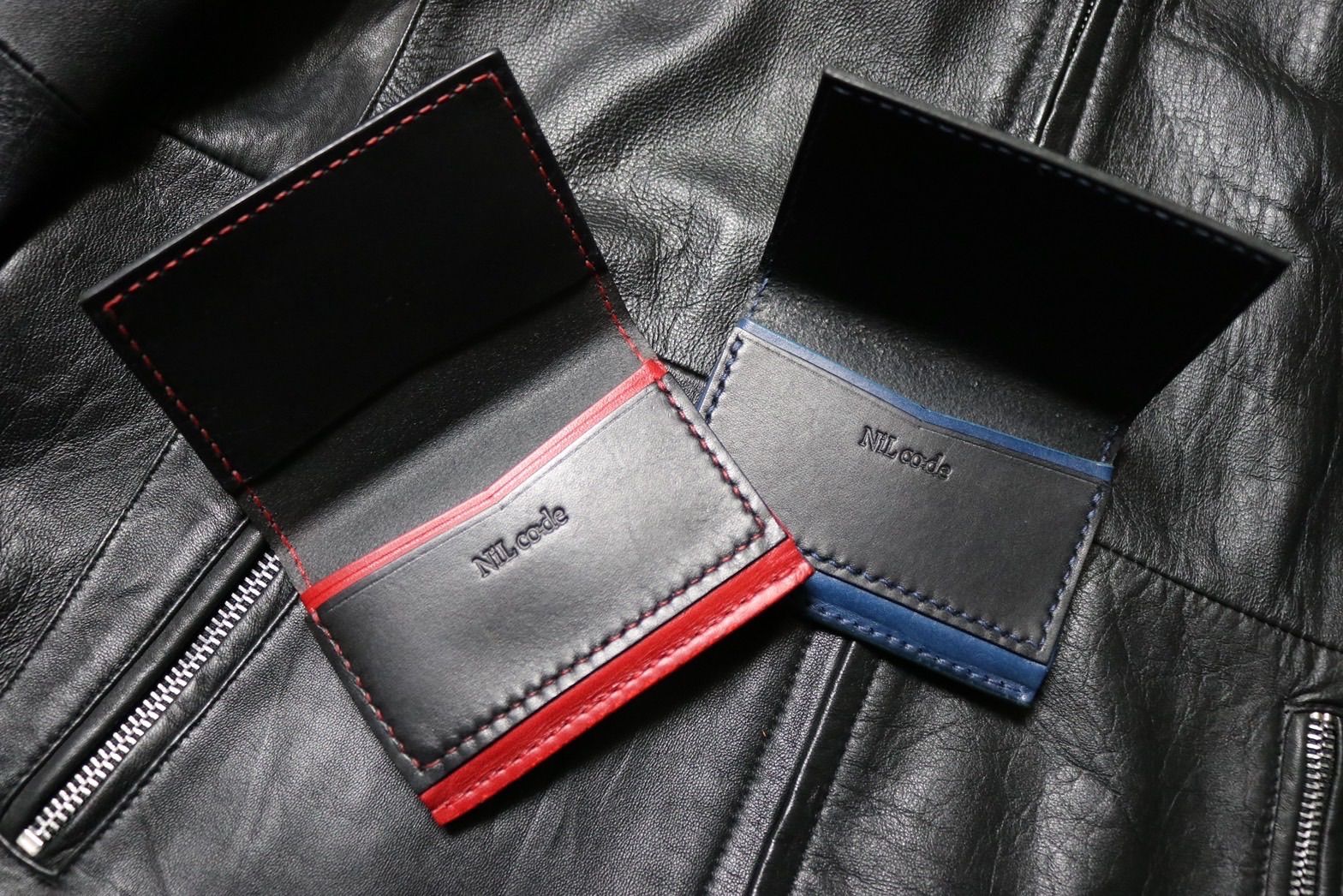 本革名刺入れ（2 colors)　NiLco≒de