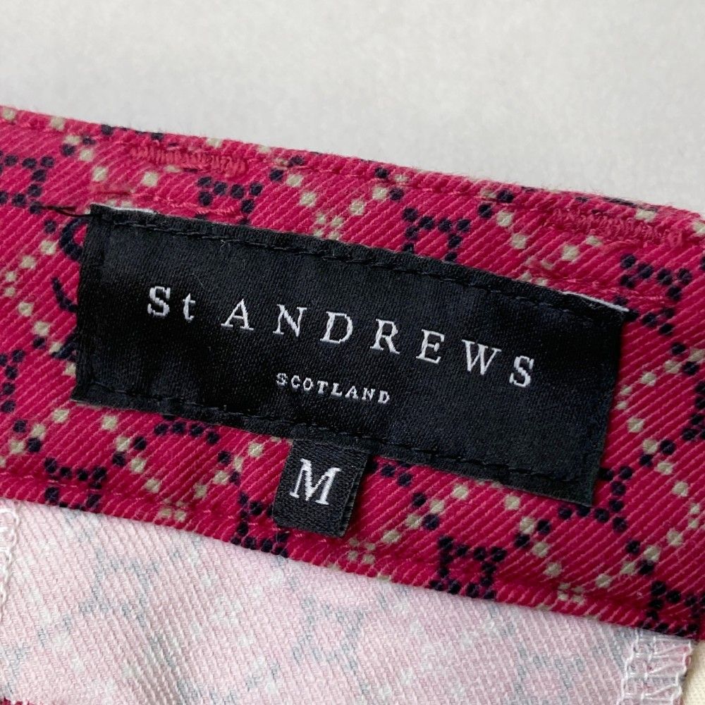 ST ANDREWS セントアンドリュース スカート 総柄 ブルー系