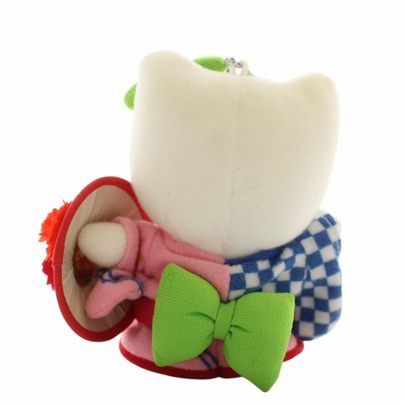 サンリオ - ハローキティ　キティ　山形　さくらんぼ　キーホルダー　ぬいぐるみ　マスコット サンリオ ハローキティ & ミミィ さくらんぼ マスコット