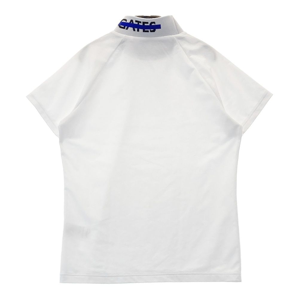 サイズ 2 PEARLY GATES パーリーゲイツ モデル モックネック 半袖Tシャツ プリント ホワイト系 240101541037 ゴルフウェア レディース ストスト