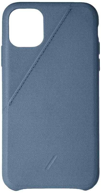 ネイティブユニオン CLIC Card Case スマホケース iPhone 11 対応 レザー 本革 カードホルダー付き INDIGO
