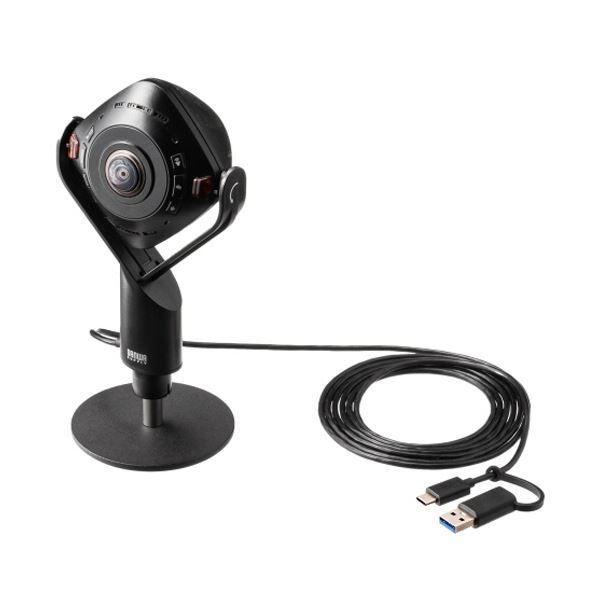 No1.No2ELECOMスピーカー内蔵WEBカメラ サンワサプライスピーカー内蔵360度Webカメラ CMS-V71BK 1台 内容