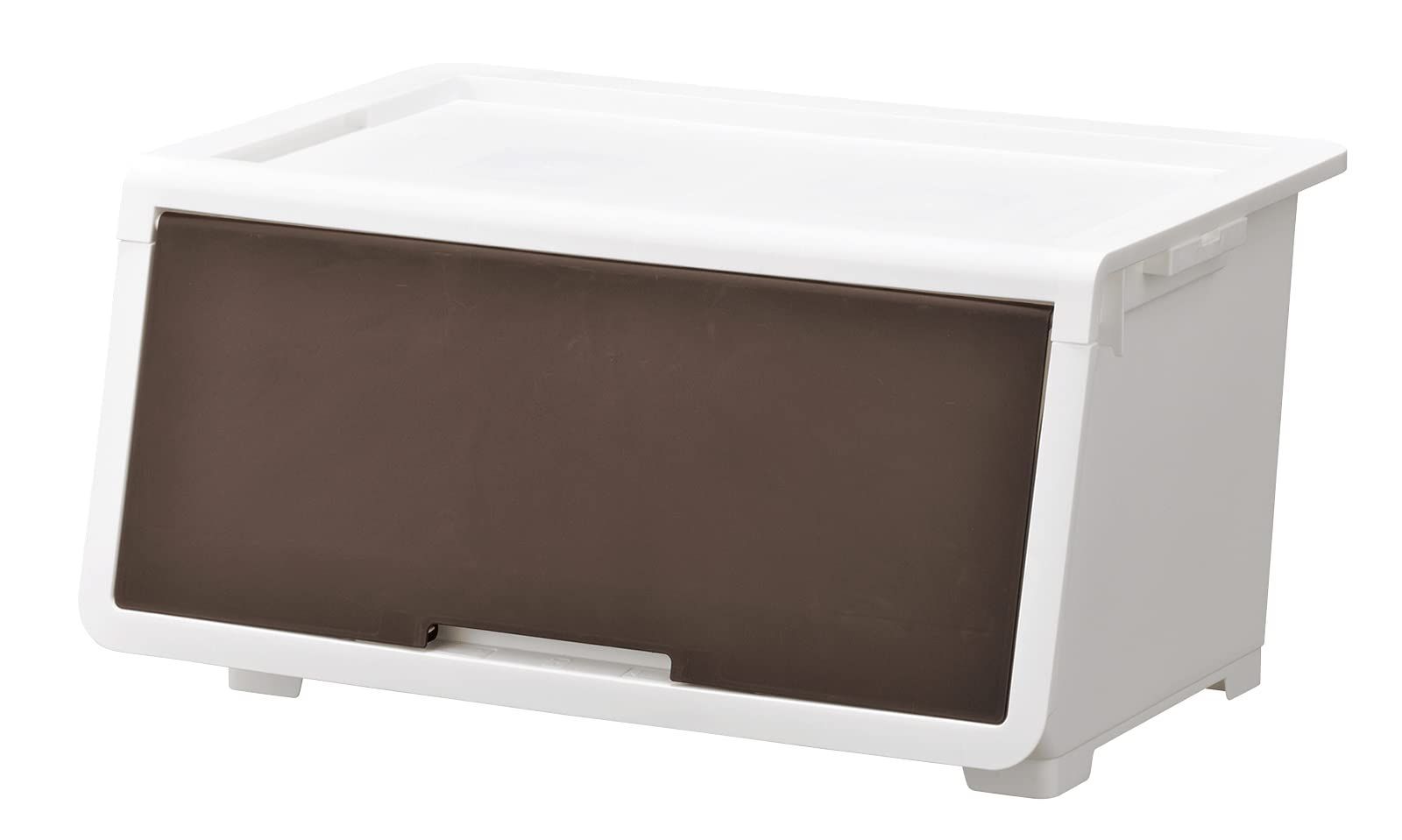 フラップ式ロック付収納ボックス 幅60×奥行43×高さ31cm