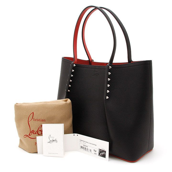中古美品】クリスチャン ルブタン トートバッグ カバロック スモール  